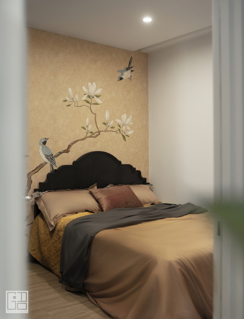 Mua căn hộ Vinhomes Ocean Park, chủ nh&agrave; đắp th&ecirc;m 700 triệu thiết kế theo style Indochine l&agrave;m nơi nghỉ dưỡng - Ảnh 10.