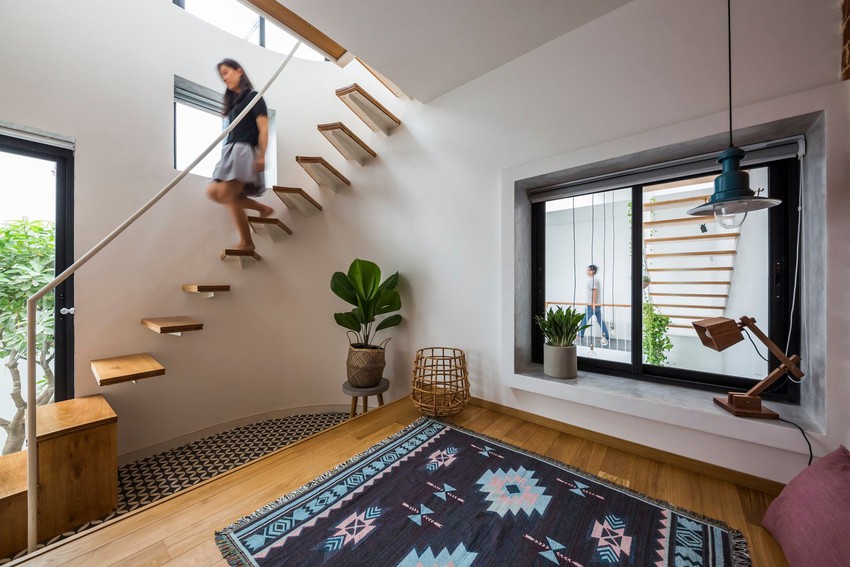 Bố mẹ chịu chơi x&acirc;y nh&agrave; 136m2 ở S&agrave;i th&agrave;nh tặng con g&aacute;i, kiến tr&uacute;c bổ đ&ocirc;i biệt lập nhưng vẫn kh&ocirc;ng thiếu sự gắn kết - Ảnh 16.