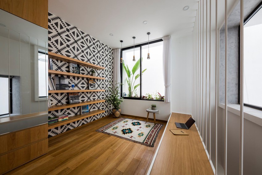 Bố mẹ chịu chơi x&acirc;y nh&agrave; 136m2 ở S&agrave;i th&agrave;nh tặng con g&aacute;i, kiến tr&uacute;c bổ đ&ocirc;i biệt lập nhưng vẫn kh&ocirc;ng thiếu sự gắn kết - Ảnh 17.