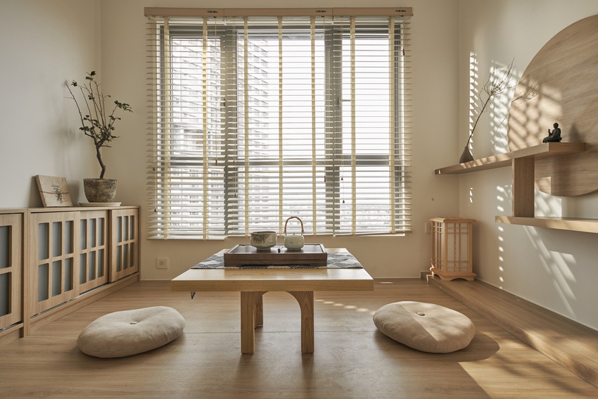 Căn hộ 86m2 chuẩn style Nhật Bản: Bước v&agrave;o nh&agrave; chẳng kh&aacute;c g&igrave; đi &ldquo;spa&rdquo;, c&oacute; cả ph&ograve;ng tr&agrave; &ldquo;view th&agrave;nh phố đắt gi&aacute; - Ảnh 6.