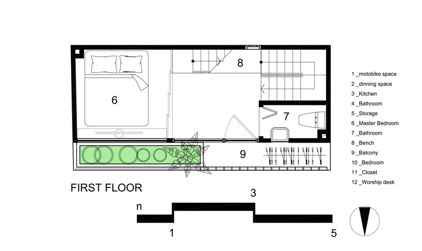 Nhà tí hon chỉ 16m2 của ᴠợ chồng trẻ Sài Gòn được báo Tây khen hết lời: Tưởng chật hẹp, tù túng hóa ra lại thông thoáng, tiện nghi nhờ 1 điểm - Ảnh 9.