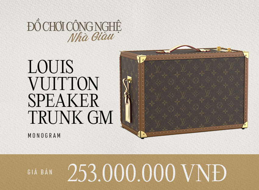 Soi chiếc loa thị phi mà NTK Thái Công phải tay xách nách mang ở sân bay, của thương hiệu Louis Vuitton và có giá đến 253 triệu đồng - Ảnh 1.