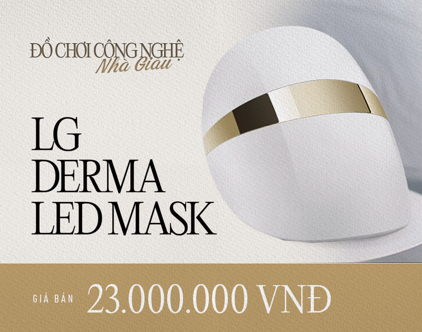 Cận cảnh chiếc mặt nạ đèn LED có giá đến 23 triệu, skincare đẳng cấp nhà giàu sẽ như thế nào? - Ảnh 1.
