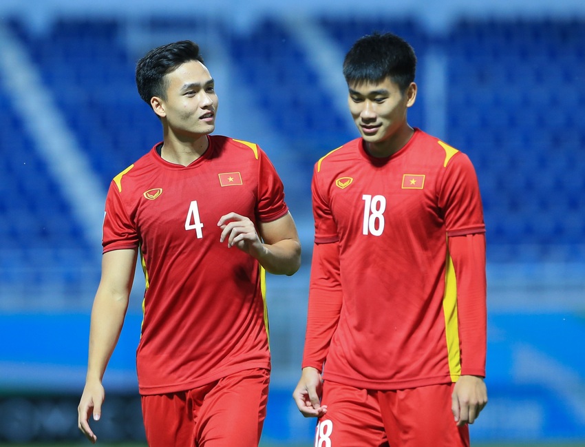 U23 Việt Nam không ăn mừng dù vượt qua bảng đấu khó, giành vé vào tứ kết U23 châu Á 2022 - Ảnh 8.