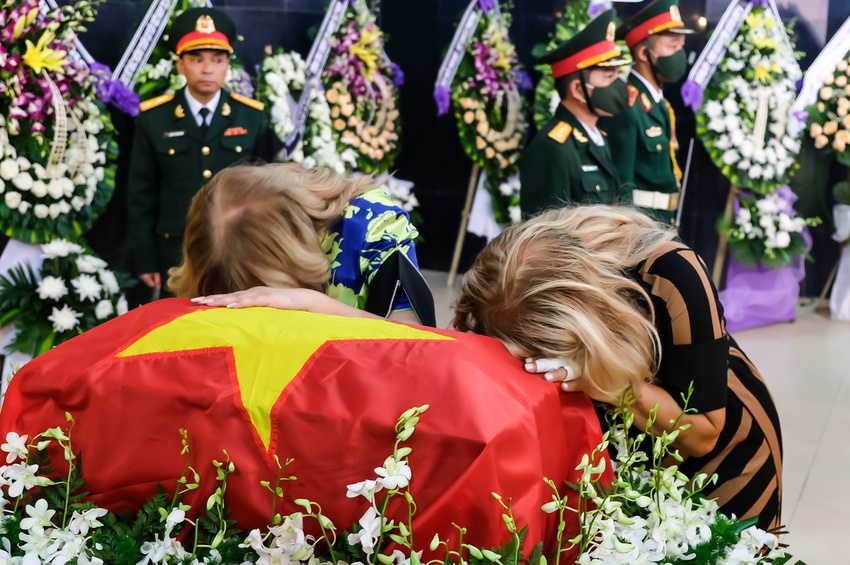 Chùm ảnh: Lễ truy điệu và an táng Anh hùng Lực lượng vũ trang nhân dân Kostas Sarantidis - Nguyễn Văn Lập - Ảnh 7.