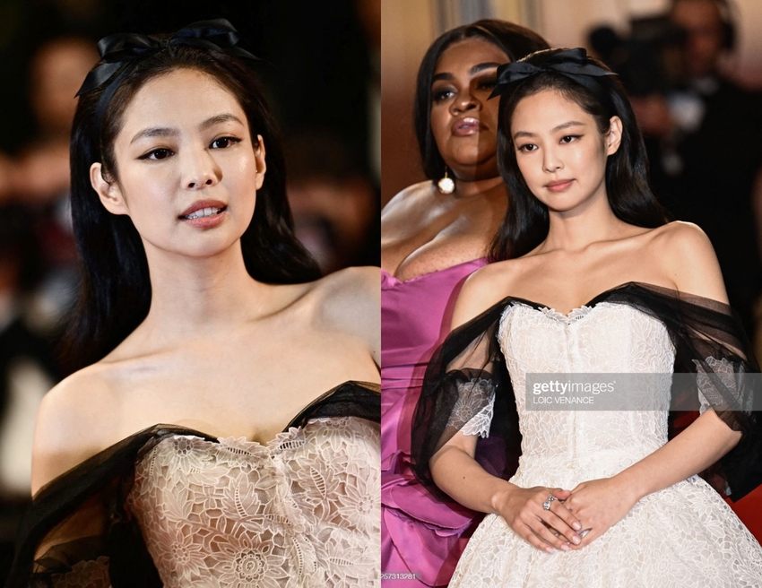 Thảm đỏ Cannes 2023: Jennie chấp “ống kính tử thần” mặc lớp makeup dừ, lu mờ con gái Johnny Depp và dàn thiên thần - Ảnh 4.