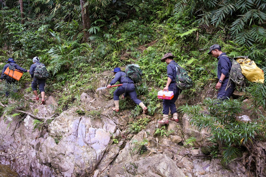 Vào rừng Tây Giang cùng biệt đội phá bẫy: Những ngày “ăn gió, nằm sương” để giải cứu động vật hoang dã - Ảnh 2.