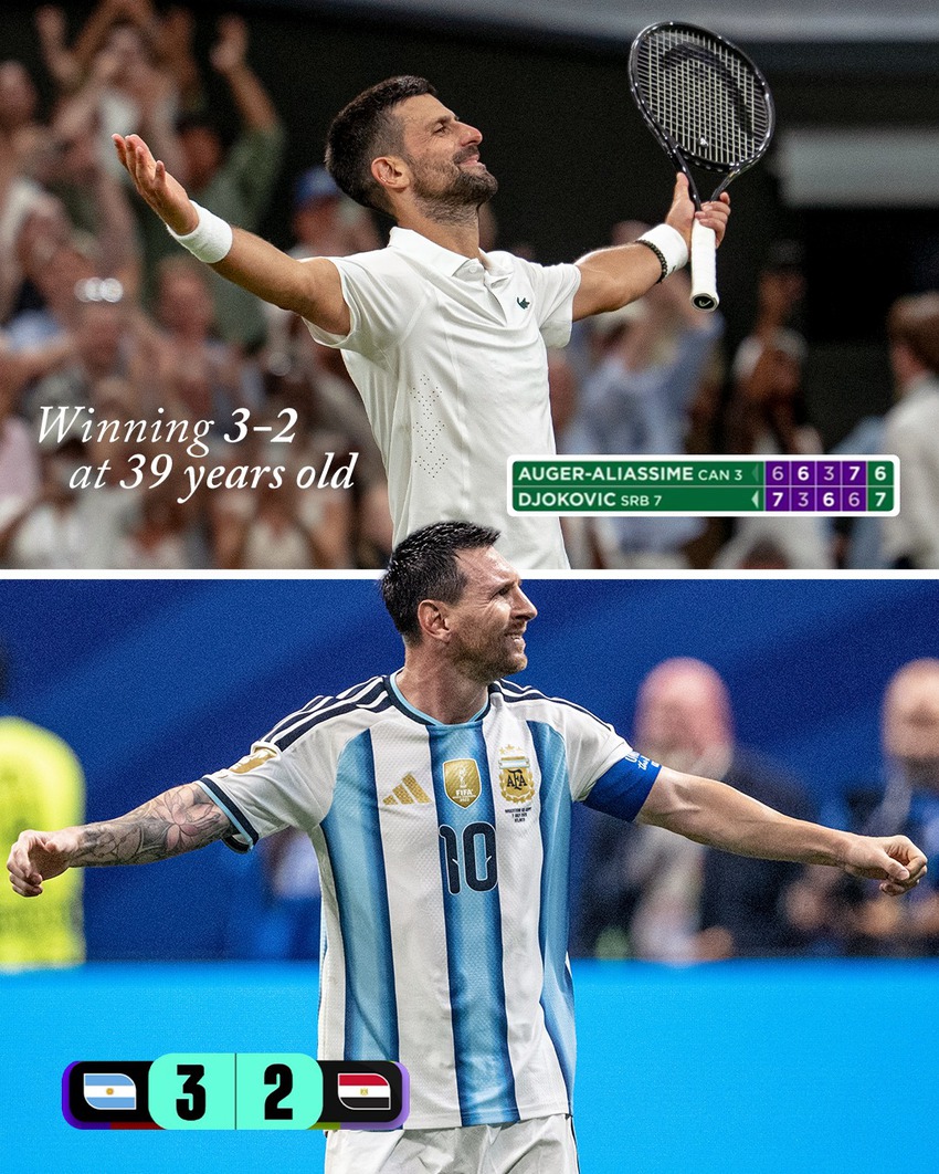 Messi và Djokovic ở tuổi 39: Khi hai "ông chú" bắt cả thế giới và đám trẻ phải ngước nhìn - Ảnh 1.