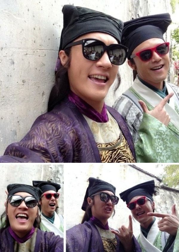 Mỹ nam "Giang Nam Style" pose hình kiểu Psy 1