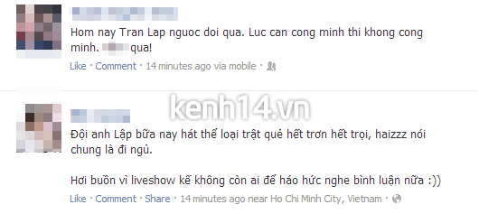 Cư dân mạng lại không vừa lòng Trần Lập loại Bảo Anh 11