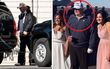 Hình ảnh vẫn còn tươi cười vui vẻ ở sân golf của ông Trump trước khi vội vàng quay về Nhà Trắng vì hay tin mình đã tái tranh cử thất bại
