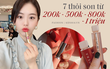 7 thỏi son xinh xịn bá cháy đáng để chị em “ẵm” về dịp 8/3 với đủ mức giá từ 200k – 500k – 800k và trên 1 triệu
