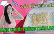 Thuỷ Tiên tự trổ tài làm bánh chuối kiểu Thái cho Công Vinh và bé Bánh Gạo: cũng định 