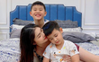 Xúc động lời nhắn bà xã Đăng Khôi gửi con hậu cách ly: 