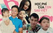 Hai thái cực chuyện học phí của con sao Việt: Mặc người chi nửa tỷ/năm, Xuân Bắc, Hồng Đăng đóng rẻ đến không ngờ!