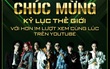 Rap Việt lập kỷ lục thế giới với hơn 1 triệu lượt xem cùng lúc trên YouTube cho đêm công bố Quán quân