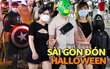 Người Sài Gòn hoá trang lên phố chơi Halloween sớm, nhân vật trong Squid Game xuất hiện đúng như dự đoán