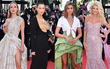 Thảm đỏ LHP Cannes: Bella Hadid khoét ngực loã lồ che bằng mỗi bộ trang sức vàng, thiên thần Victoria's Secret diêm dúa khó hiểu