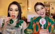 Thành tích ổn áp là thế nhưng có 1 khoảnh khắc Đỗ Hà chắc sẽ muốn quên khi livestream ăn uống ở Miss World