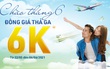 Chào tháng 6, Bamboo Airways tung ưu đãi hàng chục ngàn vé máy bay đồng giá 6K