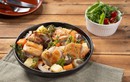 Bữa ăn ngon mùa hè với gà Mỹ hầm chanh và nấm