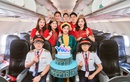 Trải nghiệm không khí lễ hội rộn ràng trên những chuyến bay Vietjet