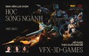 Sinh viên lựa chọn học song ngành để được theo đuổi đam mê VFX-3D-GAMES
