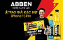 Cơ hội trúng iPhone 15 Pro miễn phí cùng nước tăng lực ABBEN