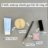 3 phút với 5 sản phẩm để makeup nhanh gọn tới công sở hàng ngày