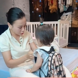 Cho con đi học, Phương Oanh chọn balo nhìn thôi cũng thấy sang - xịn - mịn