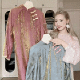 Bắt trend "phú bà" với phiên bản áo dài lụa satin bắt sáng: Giá chỉ từ 300k, nhìn thôi đã thấy chảnh