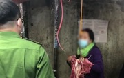 2 mẹ con tiểu thương trốn cách ly ra chợ bán thịt, được vận động quay về còn xúc phạm công an