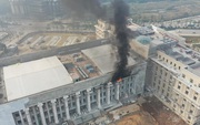 Cháy Toà án nhân dân TP Hà Nội khi đang hoàn thiện