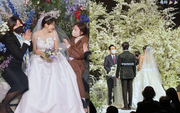 Siêu đám cưới Park Shin Hye: Cô dâu diện váy khủng cùng chú rể thề nguyện trên lễ đường trắng tinh, quân đoàn khách mời dần lộ diện