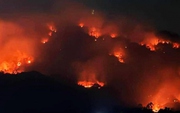Bùng phát đám cháy rừng tại xã Núi Tô, huyện Tri Tôn