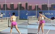Bị mắng "gọi vốn" vì mặc đồ pickleball quá bé, cô gái 80kg đáp trả