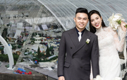Tình trạng rạp cưới của "cậu cả" Viết Vương - Đỗ Hà ở Quảng Trị trước khi bão số 12 đổ bộ