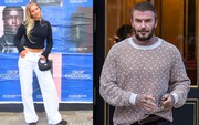 Harper Beckham giản dị xuống phố vẫn toát lên khí chất tiểu thư, "ông chú" David Beckham diện áo hồng đi tìm vợ - Victoria