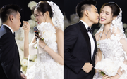 Đám cưới Hoa hậu Đỗ Hà - Viết Vương tại Hà Nội: Cô dâu nức nở "Em yêu anh, chồng yêu của em!"