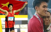 Khoảnh khắc xúc động, người bố chân đứng không vững, mắt rớm lệ khi con trai giành HCV SEA Games cho Việt Nam
