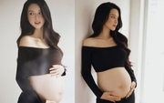 Khoe ảnh bầu mộc mạc trước ngày đẻ, Quỳnh Lương thú nhận một điều khiến hội bỉm sữa cảm thông