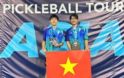 Tống Nhật Minh – Lê Xuân Đức giành HCV pickleball lịch sử tại PPA Tour Asia