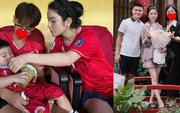 Vợ Quang Hải "đổi mood" chóng mặt: Lên sân bóng là mẹ bỉm giản dị, "lên đồ" tiệc tùng lại sang chảnh hết nấc
