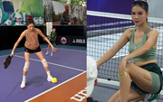 Rõ vết sẹo dài của Kỳ Hân sau tai nạn trên sân pickleball