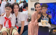 Con trai Huyền Lizzie 11 tuổi điển trai gây sốt, ước mơ làm cầu thủ