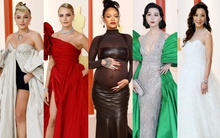 Siêu thảm đỏ Oscar 2023: Rihanna bụng bầu lớn "chặt chém" Phạm Băng Băng - Cara Delevingne lộng lẫy, Dương Tử Quỳnh và tài tử gốc Á dẫn đầu dàn sao