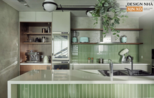 Cặp vợ chồng "chốt đơn" căn duplex vì có view sông Hồng nhưng căn bếp xanh mint mới là điểm nhấn khiến chị em phát cuồng