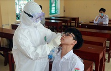 Nam Định: Xét nghiệm diện rộng sau khi một học sinh dương tính với SARS-CoV-2