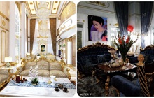 Bên trong biệt thự dát vàng của đại gia Phương Hằng: Ảnh thật không đẹp như thiết kế, nhìn u tối và kém sang vài phần