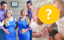 Chị em sinh đôi cưới anh em sinh đôi rồi sinh con cùng một lúc, ngoại hình của 2 em bé gây tò mò bao lâu ra sao?